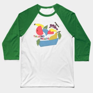 Talking Heads ••••• Original 80s Style Fan Artwork Baseball T-Shirt